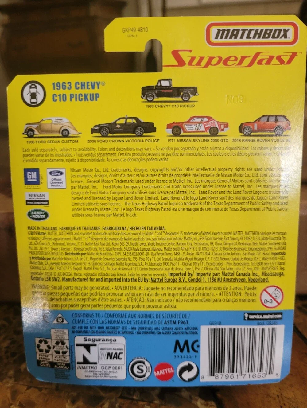 MATCHBOX superfast die